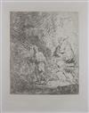 Collection of 13 etchings, engravings and reproductions.